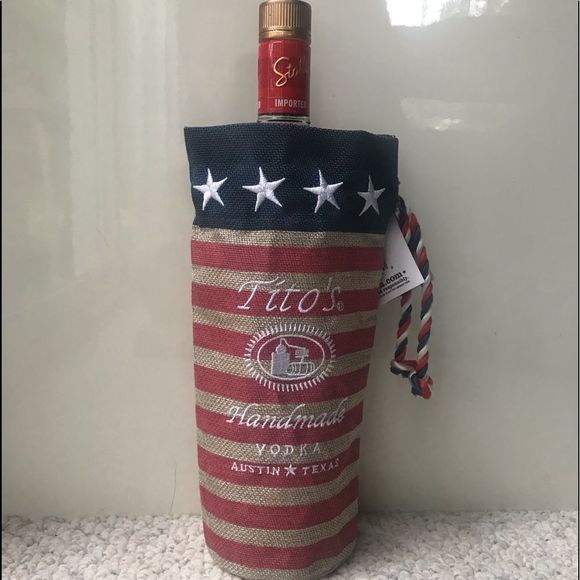 Tito’s Handmade Vodka Bottle Sweater & Gift Bag Austin Texas - Picture 6 of 11